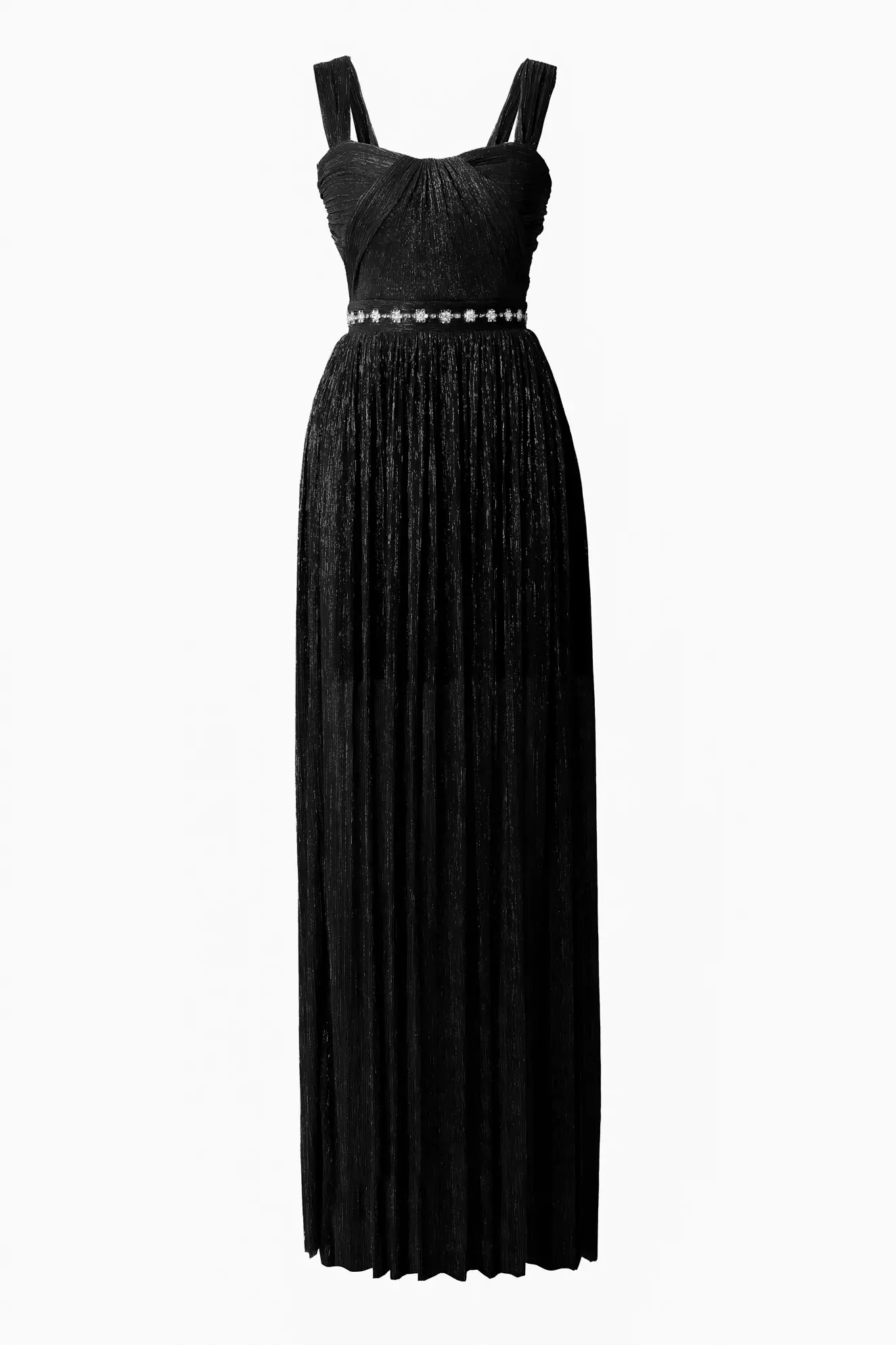 Black moonlight sleeveless long dress